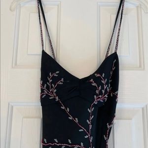 Formal black beaded dress